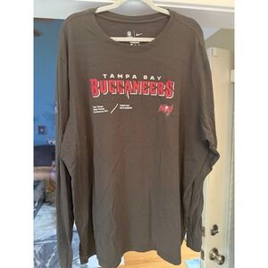 Nike Dri-Fit On Field Apparel Tampa Bay Buccaneers Long Sleeve Shirt Size 3XL
